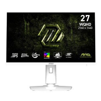Монитор 27" MSI MAG 274QRFW X32 IPS 2560x1440, 320 Антибликовое, 0.5 мс, 16:9, 300 кд/м², HDMI 2.1, DP, USB-C, 3.5 Jack, Adaptive-Sync, HDR10, Display