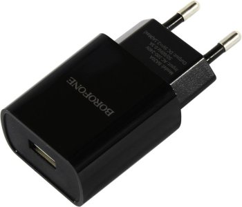 Зарядка USB-устройств BOROFONE BA20A Black <702081> USB (Вых. DC5V, USB)