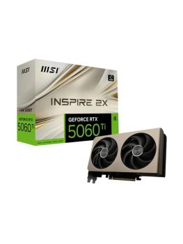 Видеокарта MSI RTX5060Ti INSPIRE 2X 16GB GDDR7 128bit 3xDP HDMI 2FAN RTL