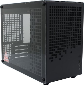 Корпус без блока питания JONSBO Jonsplus Z20 Black MATX без БП, боковая панель из закаленного стекла, mini-ITX, micro-ATX, черный