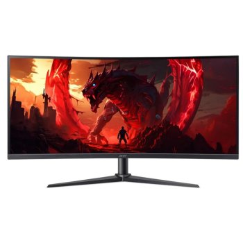 Монитор 34" Acer XZ340CURW0bmiiphx VA 3440x1440, 240 Гц, 1 мс, 21:9, 250 кд/м², HDMI 2.0, DP 1.4, 3.5 Jack, FreeSync, HDR10, изогнутый экран (1500R),