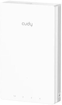 Точка доступа Wi-Fi CUDY AC1200 Gigabit Wall-Plate Access Point AC1200 Dual Band Gigabit Wall Plate Access Point, MT7621DAN+MT7613B+MT7603E, 867Mbps