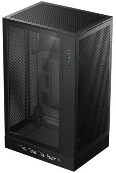 Корпус MiniTower Deepcool CH270 черный (Mini-ITX, без БП, 2*Type A+USB Type-C) (R-CH270-BKNDM0-G-1)