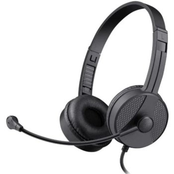 Наушники с микрофоном Defender Tune 160 (шнур 1.8м, с рег.громкости) <63164>