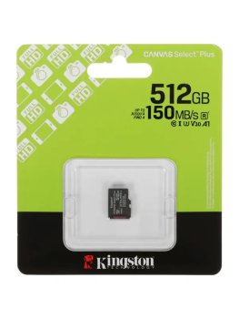 Карта памяти microSDXC 512GB Kingston SDCS3/512GBSP Canvas Select Plus w/o adapter