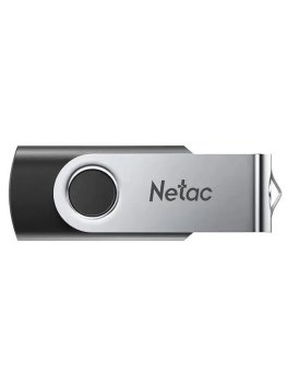 Накопитель USB Netac U505 NT03U505N-128G-32BK USB 3.2 Gen1 128GB black/silver (ABS+Metal housing)