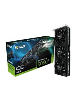 Видеокарта Palit GeForce RTX 5060 Ti Infinity 3 OC 8 ГБ (NE7506TS19P1-GB2062S)