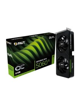 Видеокарта Palit GeForce RTX 5060 Ti Dual OC 8 ГБ (NE7506TT19P1-GB2062D)