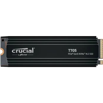 Твердотельный накопитель (SSD) Crucial T705 1TB PCIe Gen5 NVMe M.2 SSD with heatsink CT1000T705SSD5