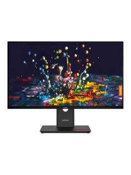 Монитор 27" Lenovo T27UD-40 IPS 3840x2160, 60 Гц, 4 мс, 16:9, 350 кд/м², HDMI 2.1, DP 1.4, USB-C (100 Вт), USB Hub (3x USB 3.2, 1x USB-C), RJ-45, черн