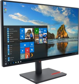Монитор 27" Lenovo P27h-30 IPS 2560x1440, 60 Гц, 6 мс, 16:9, 350 кд/м², HDMI 2.0, DP 1.4, DP-out, USB-C, 3.5 Jack, USB Hub (4x USB 3.2), RJ-45, HDR10,
