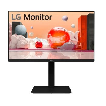 Монитор 23.8" LG 24BA450-B Black с поворотом экрана (IPS, 1920x1080, 5 ms, 178°/178°, 250 cd/m, 1300:1, +HDMI, +DP,MM)