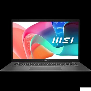 Ноутбук MSI Modern 14 F1MG Core 7 150U 14" FHD (1920*1080) IPS,DDR4 16GB (16GB*1),1 TB GB SSD Intel Graphics,backlight,46.8Whr,1.5kg,Win11 Pro,1y,Plat