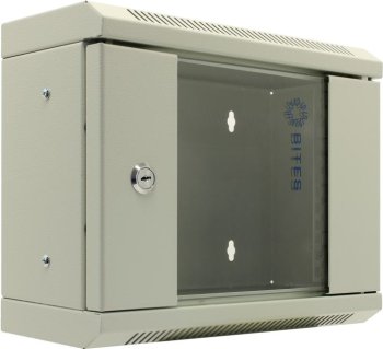 Шкаф [NEW] 5bites <TC3104-04G> настенный телекоммуникационный 10", серый 4U 312x150