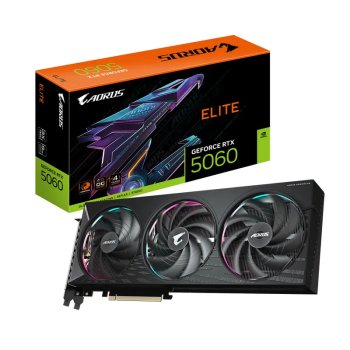 Видеокарта Gigabyte GeForce RTX 5060 AORUS ELITE 8 ГБ (GV-N5060AORUS E-8GD)