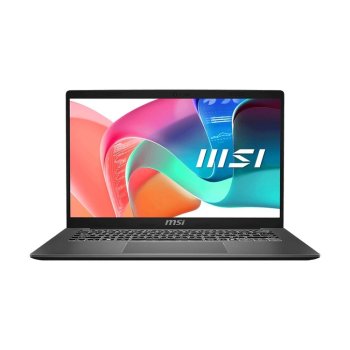 Ноутбук MSI Modern 14 F1MG Core 7 150U 14" FHD (1920*1080)IPS, DDR4 16GB (8GB*2),512GB SSD Intel Graphics,backlight,46.8Whr,1.5kg,Dos,1y,Platinum Gray