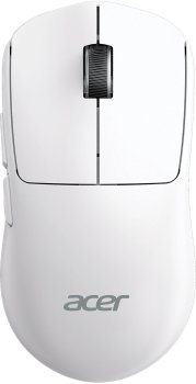 Мышь беспроводная Acer OMR401 белый оптическая 12000dpi BT/Radio USB 5but (ZL.MCECC.05D)