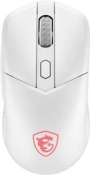 Мышь беспроводная /проводная MSI Versa 300 Elite белый, 26000 dpi, радиоканал, Bluetooth, USB, кнопки - 6