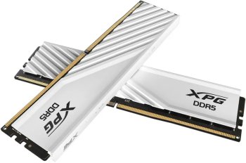 Оперативная память ADATA 64GB DDR5 5600 DIMM XPG Lancer Blade White RGB CL 48, Intel XMP 3.0 / AMD EXPO