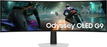 Монитор 49" Samsung Odyssey OLED G9 S49DG910SI OLED 5120x1440, 144 Гц, 0.03 мс, 32:9, 250 кд/м², DisplayHDR True Black 400, DP 1.4, HDMI 2.1, microHDM