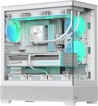 Корпус Aerocool / Formula Crystal Z2 белый без БП ATX 5x120mm 1xUSB2.0 2xUSB3.0 audio bott PSU