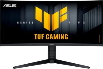 Монитор Asus 34" VG34WQML5A черный VA LED 1ms 21:9 HDMI M/M матовая HAS 4000:1 400cd 178гр/178гр 3440x1440 250Hz DP UW USB 8.1кг