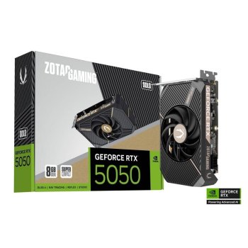 Видеокарта Zotac PCI-E 5.0 RTX 5050 SOLO 8GB NVIDIA GeForce RTX 5050 8Gb 128bit GDDR6 2572/20000 HDMIx1 DPx3 HDCP Ret