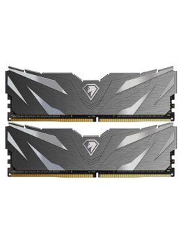 Оперативная память DDR 4 DIMM 16Gb (8Gbx2) PC25600, 3200Mhz, Netac Shadow III, NTSHD4P32DP-16K, CL16 Black, с рад