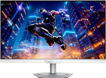 Монитор 27" Gigabyte M27UP ICE IPS 3840x2160, 160 Гц, 1 мс (GtG), 16:9, 350 кд/м², 2xHDMI 2.1, DP 1.4, USB-C (18 Вт), USB Hub (4x USB 3.2), 3.5 Jack,