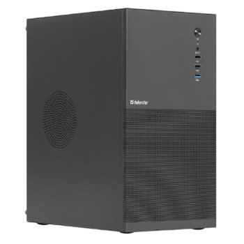 Корпус компьютерный Defender Apex Metal черный, mATX, USB3.0, USB1.1x2