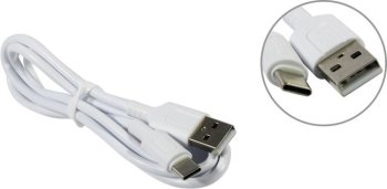 Кабель BOROFONE BX111 White <115097> USB AM --> USB-C 1м