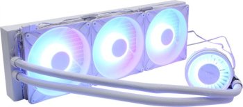 Система водяного охлаждения Arctic <ACFRE00189A> Liquid Freezer III Pro 420 A-RGB White (4пин, 1700/1851/AM4/AM5, 400-2500об/мин, вод. охл.)