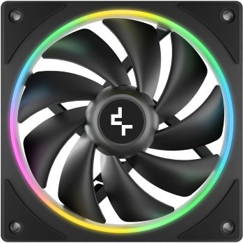 Вентилятор для корпуса Deepcool FL12 SE ARGB 120х120x25 черный 4-pin 28.67дБ (упак.:1шт) (R-FL12SE-BKAPN1-G) Ret