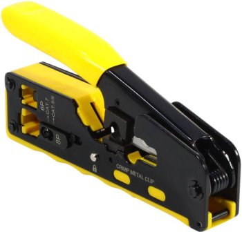 Инструмент для обжима коннекторов [NEW] 5bites <FB-718EZ> RJ45/RJ12