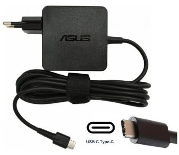 Адаптер питания для ноутбука (сетевой адаптер) Asus 20V 2.25A Type-C 45W (CN) W OEM