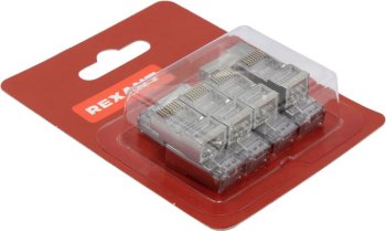 Коннектор Rexant <06-0082-A10> RJ-45 (уп-ка 10шт)
