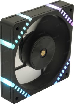 Вентилятор для корпуса JONSBO HF2-120BR Reverse (120x120x25мм, 4-pin PWM, ARGB, 63.3CFM, 29.5dBA, 2200RPM, черный)
