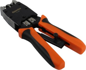 Инструмент для обжима коннекторов Hyperline <HT-500R> RJ-45, RJ-11/12