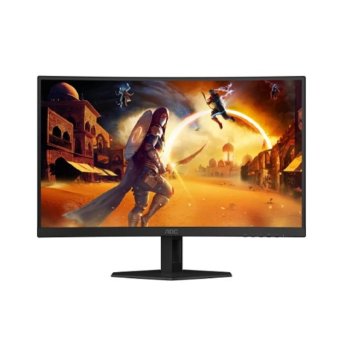 Монитор 27" AOC C27G4ZE VA 1920x1080, 280 Гц, 1 мс, 16:9, 300 кд/м², HDMI 2.0, DP 1.4, 3.5 Jack, Adaptive-Sync, изогнутый экран (1500R), VESA 100x100,