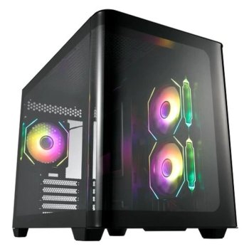 Корпус FSP mATX Minitower S380-BA, Black