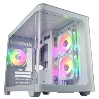 Корпус FSP mATX Minitower S380-WA, White