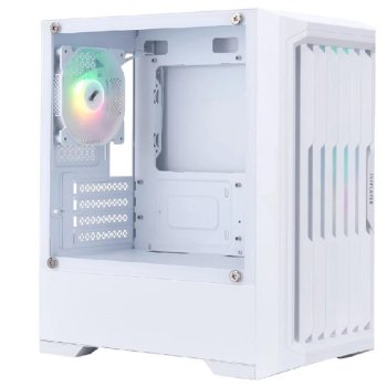 Корпус 1STPLAYER BULLET HUNTER H2 ARGB White / mATX / 4x120mm ARGB fans / H2-WH-4F7-W