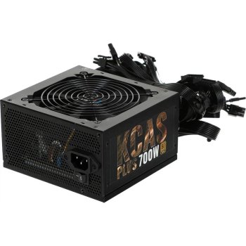 Блок питания Formula KCAS-700 PLUS {80+ Bronze, fan 12cm, 550mm cable, 20+4P, 4+4P, PCIe 6+2P x4, PATA x4, SATA x7L} (ex Aerocool)