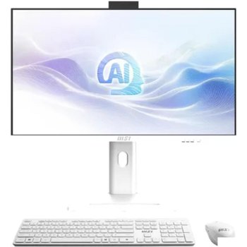 Моноблок MSI Modern AM273QP AI 1UM-095XRU [9S6-AF0112-294] White 27" {WQHD Core Ultra 7 155H/16Gb/SSD1Tb Graphics/CR/noOS/kb}