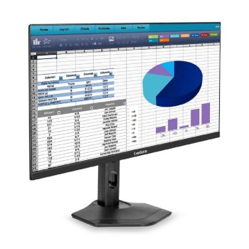Монитор LCD ExeGate 23.8" EZ2400C ProSmart {IPS 1920x1080 75Hz 3-5ms 16:9 250cd 1000:1 D-Sub, HDMI DisplayPort USB Speakers audio-out Pivot} [EX299032