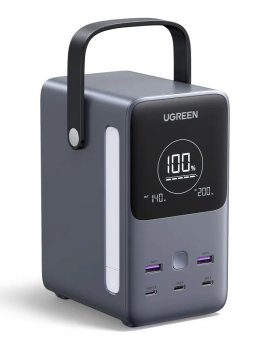 Портативный аккумулятор Ugreen , 48000 мАч, 300 Вт, серый, 25286_