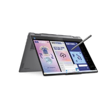 Ноутбук Lenovo Yoga 7 2-in-1 16ILL10 [83JT0001US] (КЛАВ.РУС.ГРАВ.) Luna Grey 16" {WUXGA (1920x1200) Touch 300nits Ultra 7 256V/16Gb/1Tb SSD/W11H/+Pen/