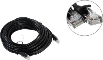 Кабель UTP iOpen <ANP511B-BK-15M> Patch Cord UTP кат.5e, 15м, чёрный