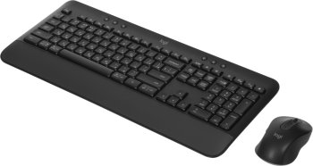 Комплект клавиатура + мышь Logitech MK650 COMBO FOR BUSINESS клав:графитовый мышь:черный/серый USB беспроводная Bluetooth/Радио (920-011013)