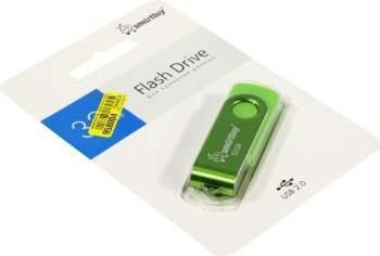 Накопитель USB SmartBuy Twist <SB032GB2TWAG> USB2.0 Flash Drive 32Gb (RTL)